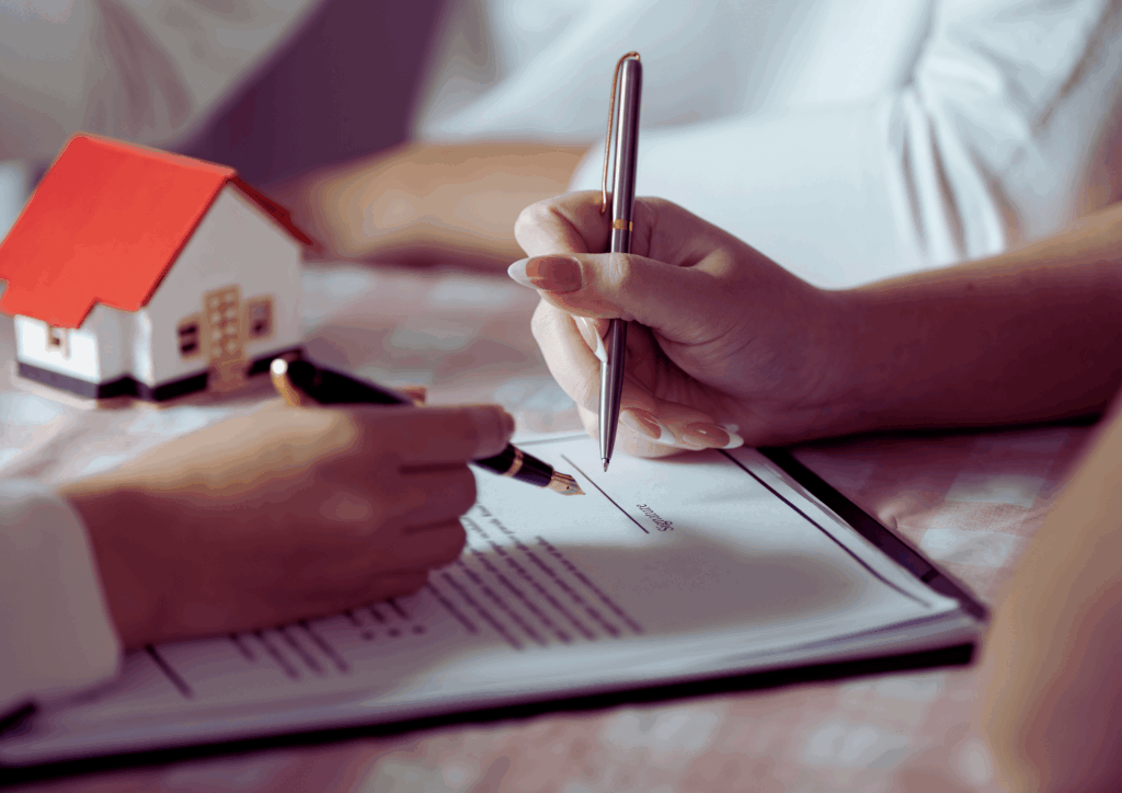 Signing a Real Estate Contract Closing the Deal
