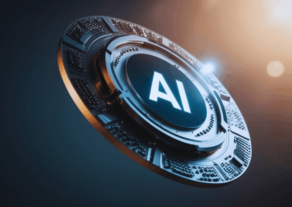 AI Technology Concept with Futuristic Digital Interface AI Benefits